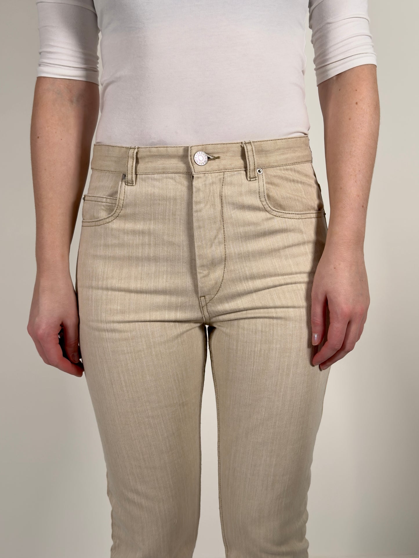 Isabel Marant Etoile Skinny Jeans beige