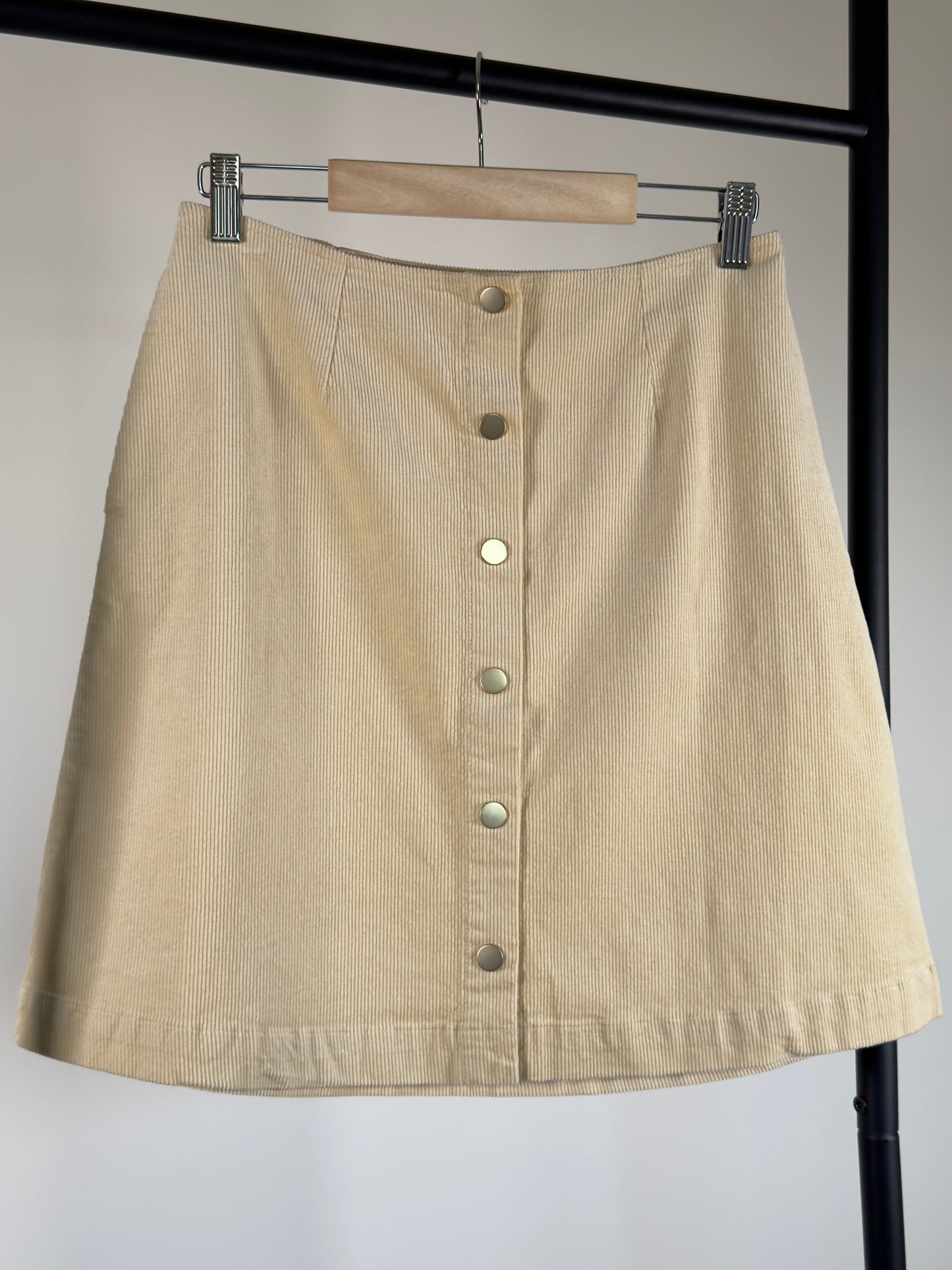 A-LINE CORDUROY SKIRT - SIZE 36