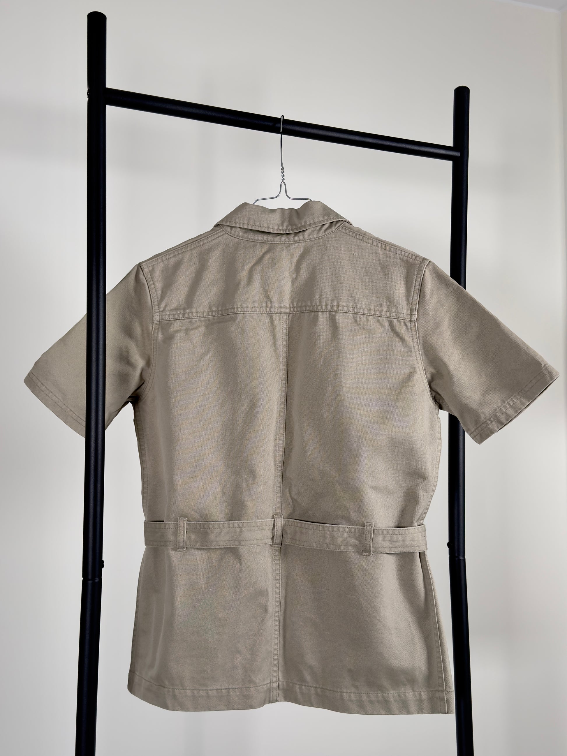 Calvin Klein Khakis Short Sleeved Shirt green