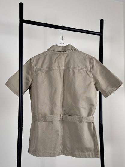 Calvin Klein Khakis Short Sleeved Shirt green