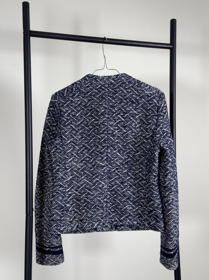 DAY Birger Et Mikkelsen Wool Blend Jacket blue white
