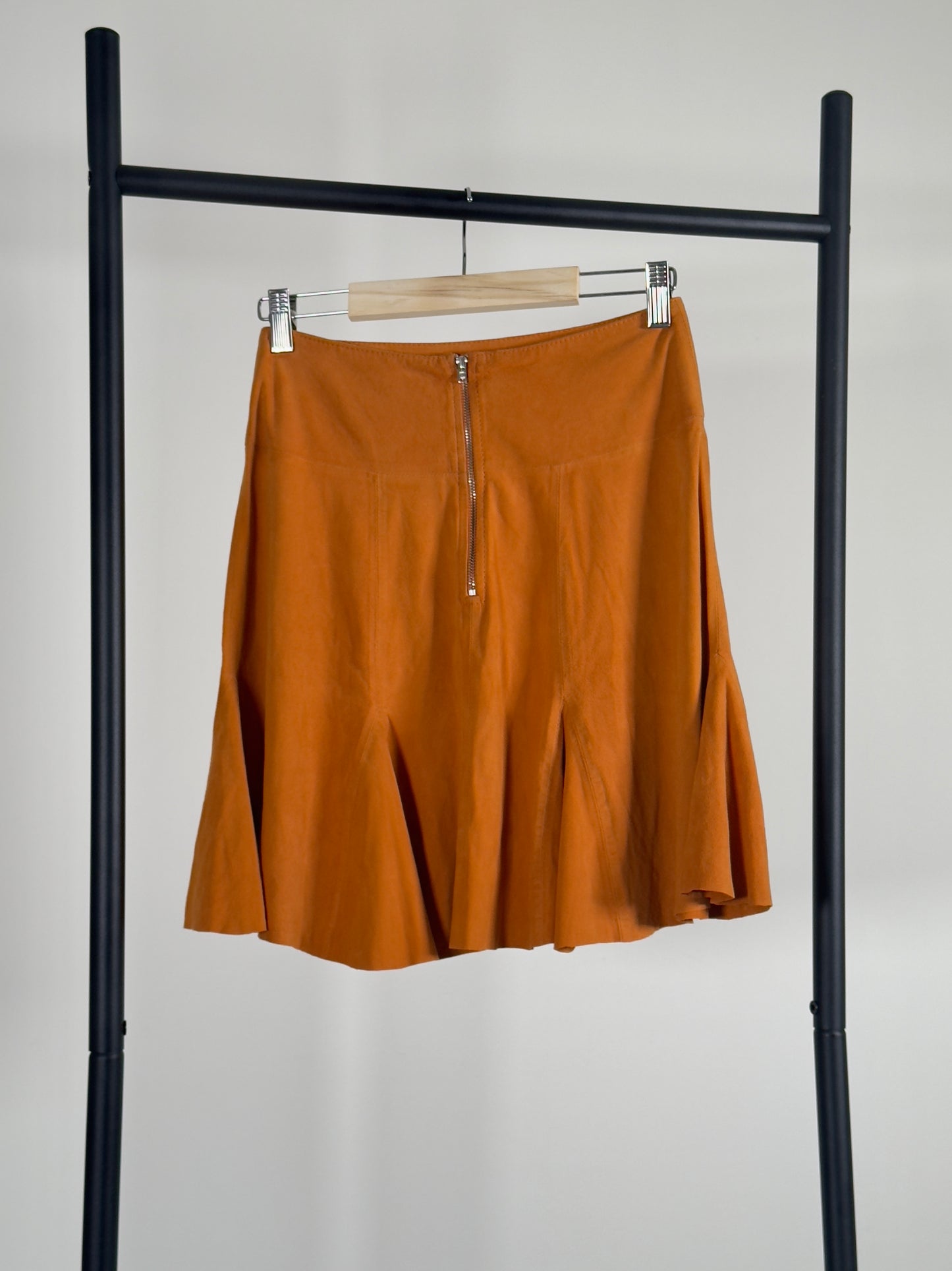 Dagmar Suede Skirt orange 