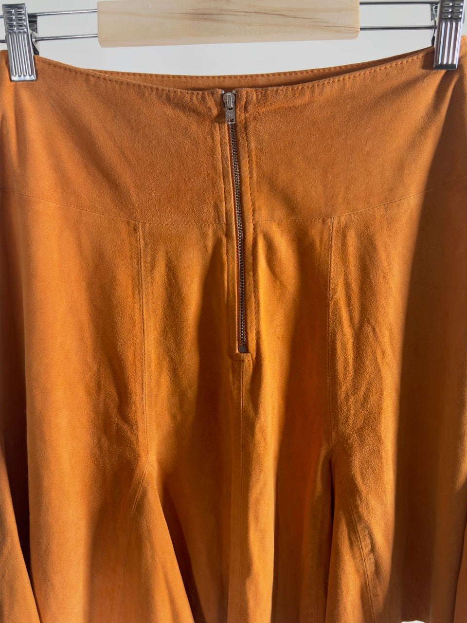 Dagmar Suede Skirt orange 