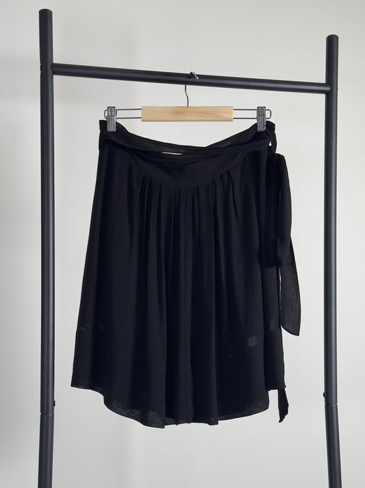 Isabel Marant Etoile Wrap Around Skirt black