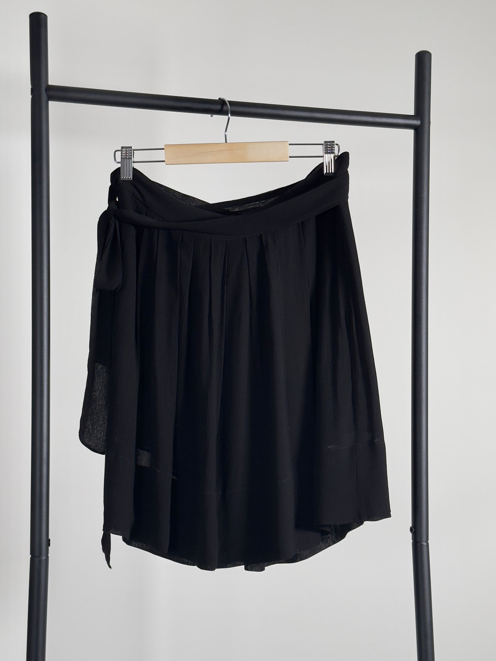 Isabel Marant Etoile Wrap Around Skirt black