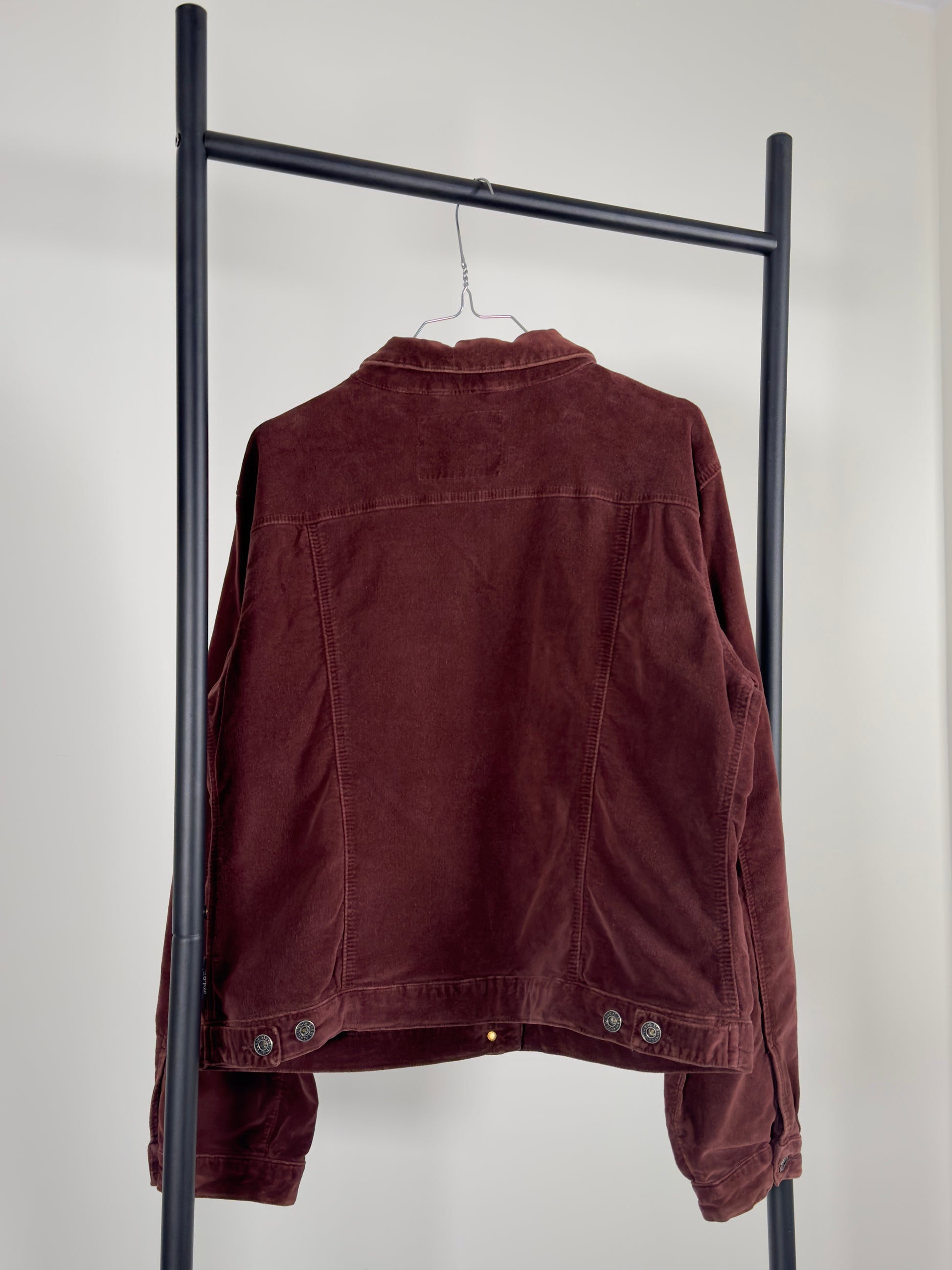 Marc O Polo Jeans Velvet Jacket burgundy 