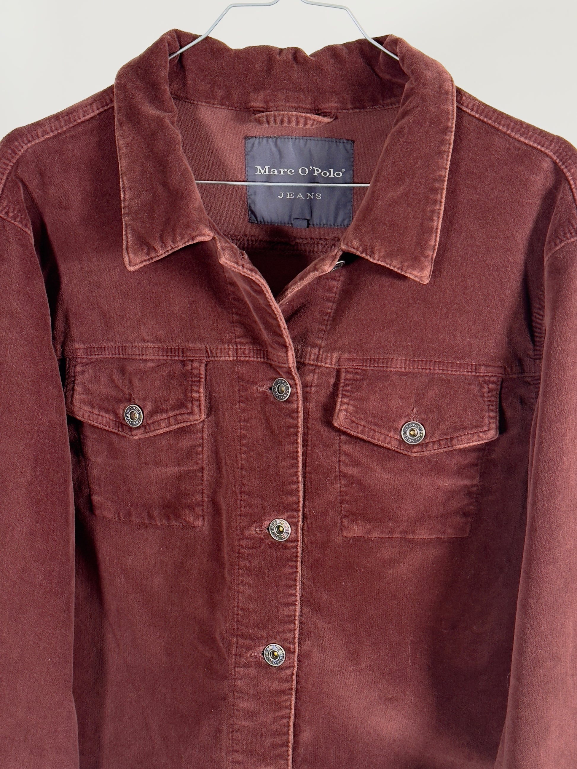 Marc O Polo Jeans Velvet Jacket burgundy 