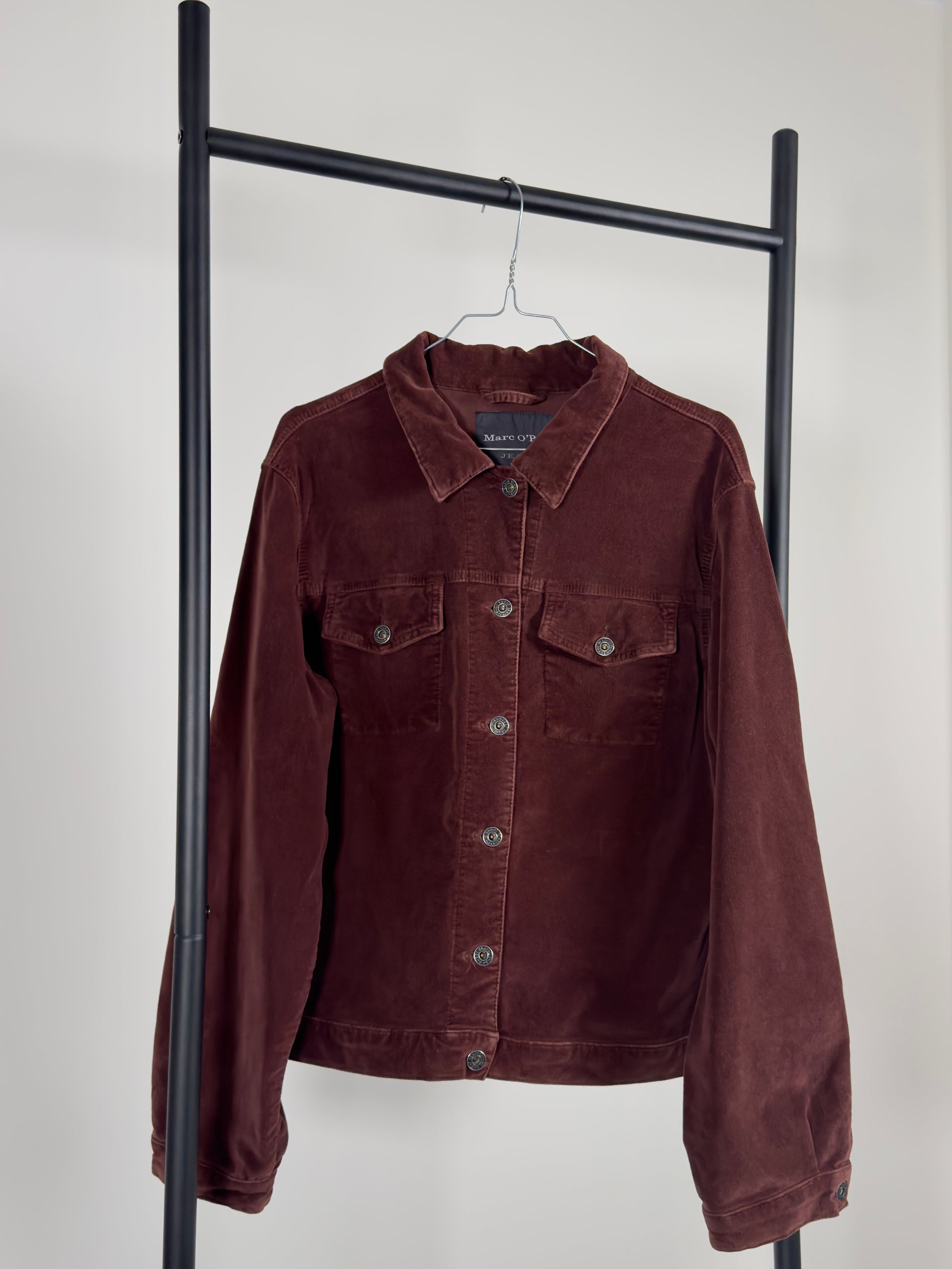 Marc O Polo Jeans Velvet Jacket burgundy 