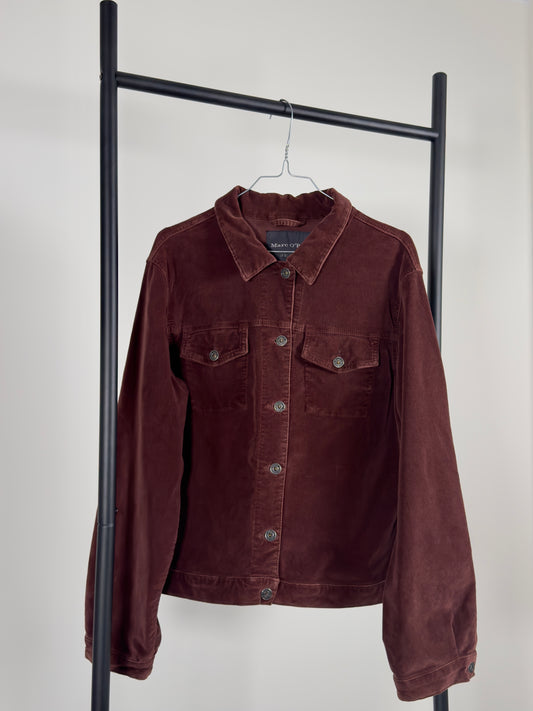 Marc O Polo Jeans Velvet Jacket burgundy 