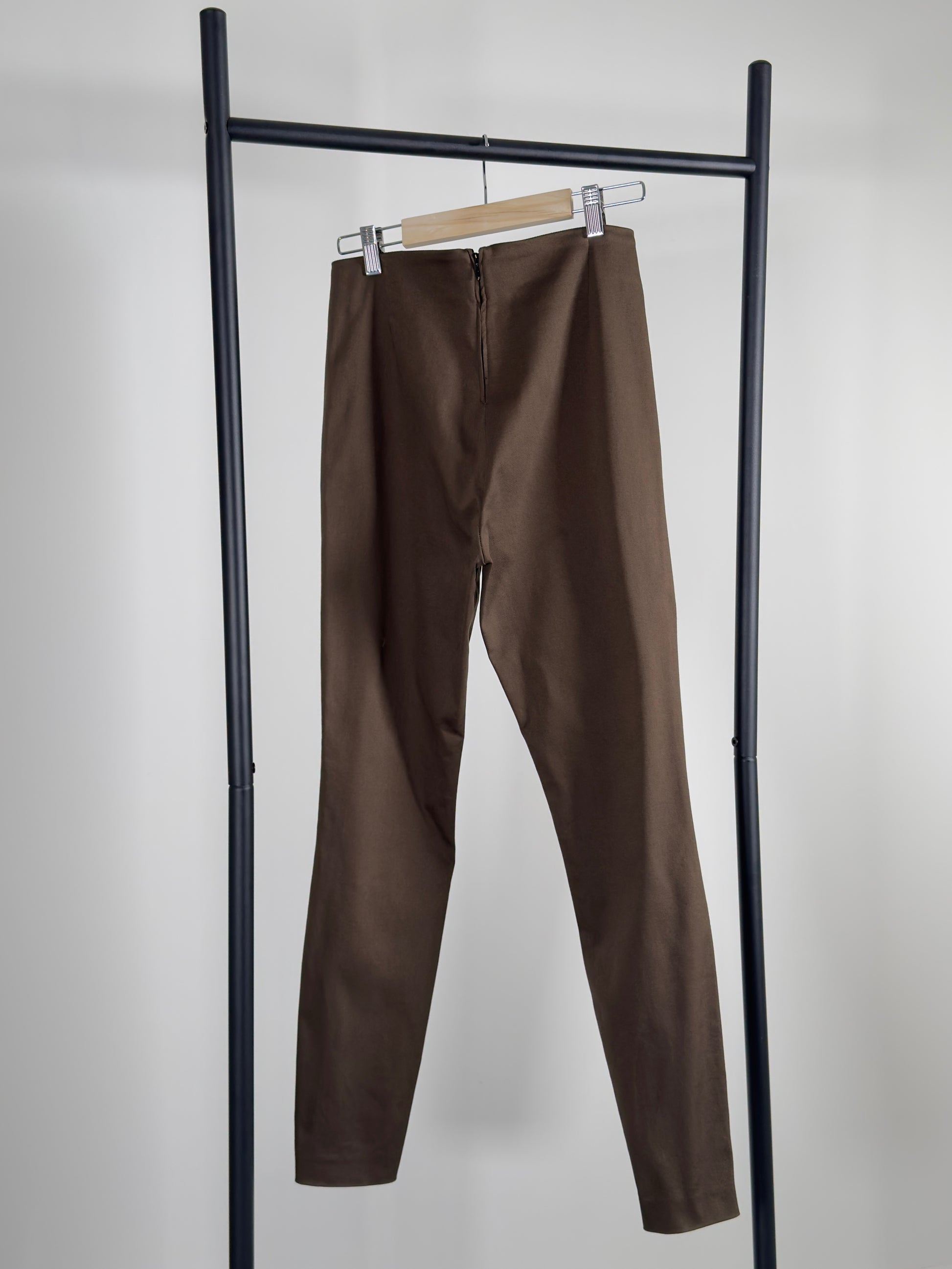 Massimo Dutti Skinny Fit Pants green