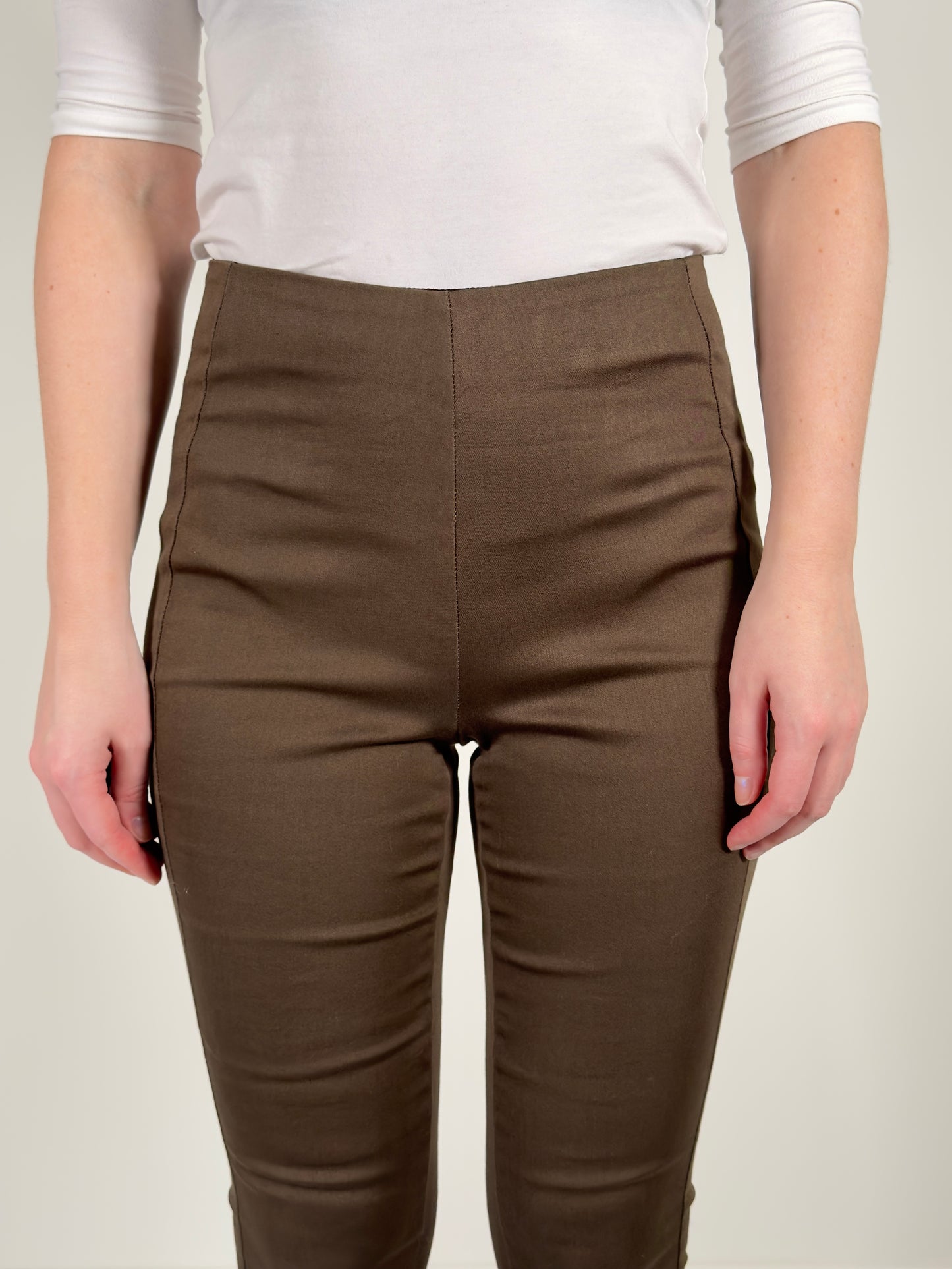 Massimo Dutti Skinny Fit Pants green