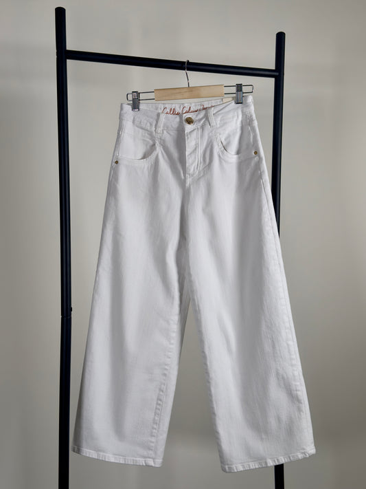 Mos Mosh Cropped Jeans white 