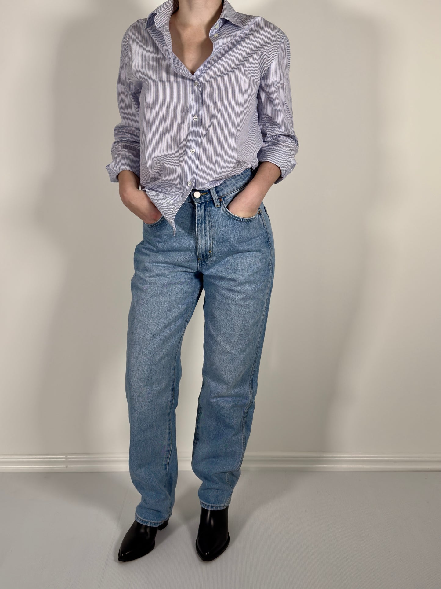 Neuw Nieuwlandstraat Baggy Style Jeans blue