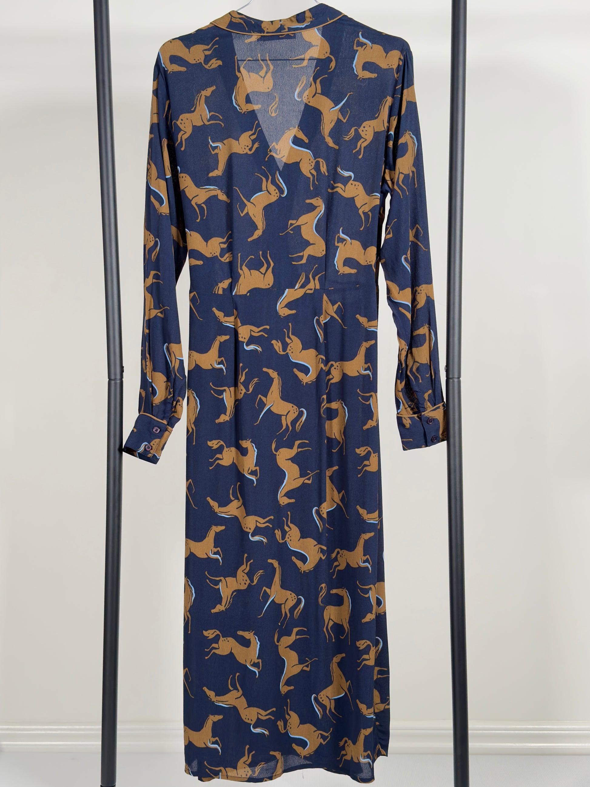 Sissy Boy Wrap Around Dress blue 