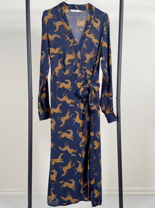 Sissy Boy Wrap Around Dress blue 