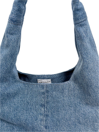 Upcycled denim Bea bag blue AT WONNA