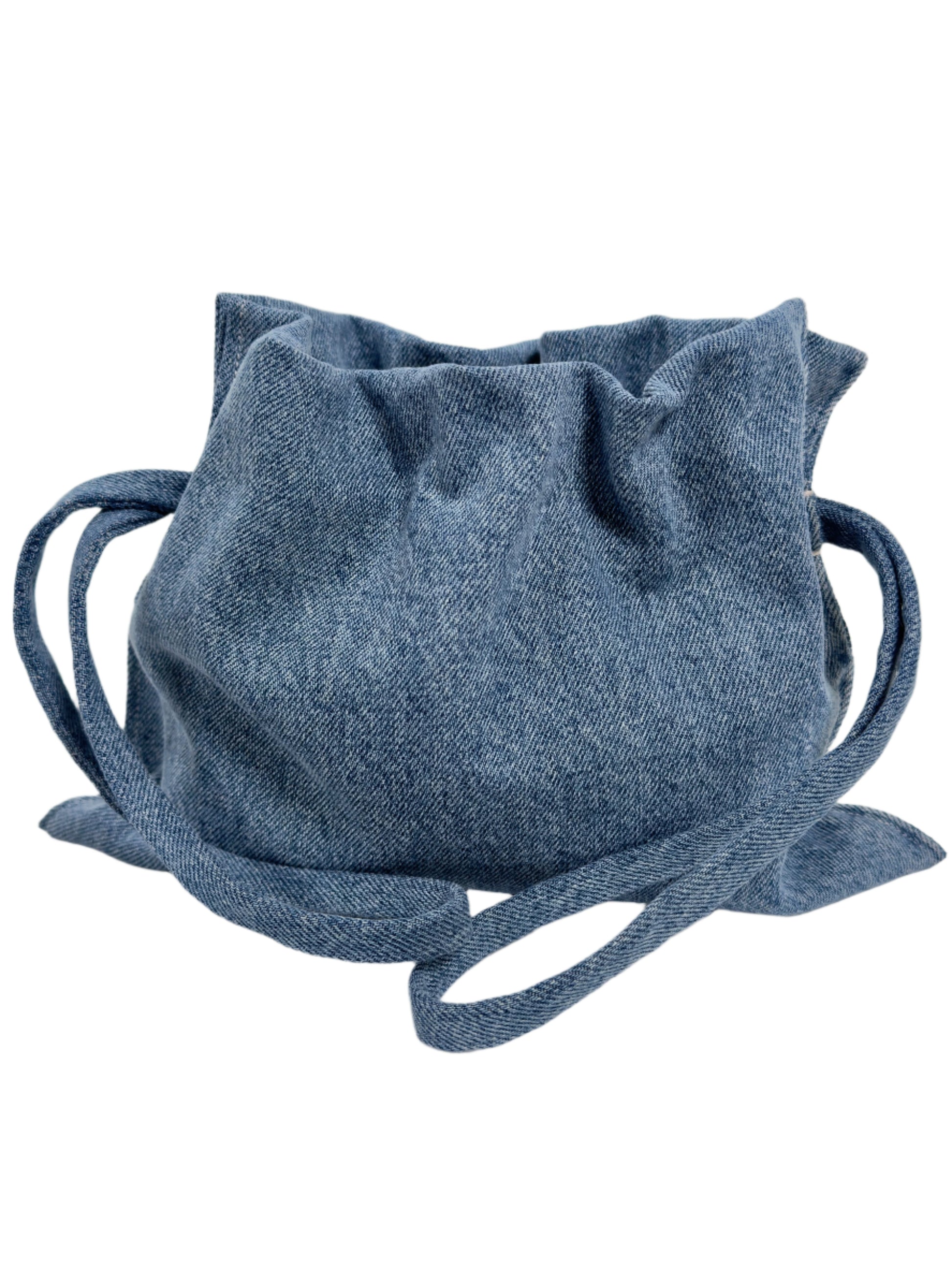 upcycled denim bag blue AT WONNA 