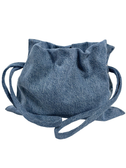 upcycled denim bag blue AT WONNA 