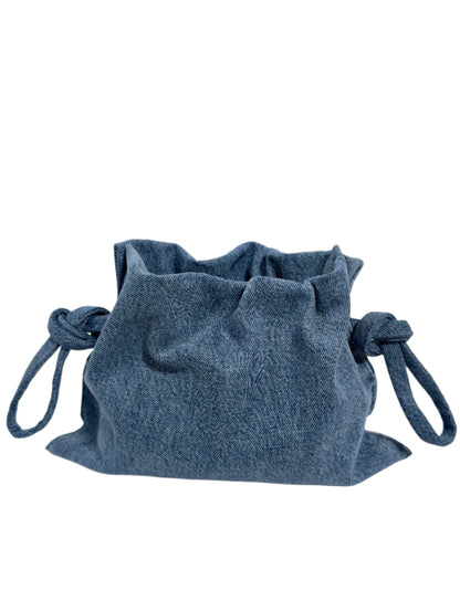 upcycled denim bag blue AT WONNA 