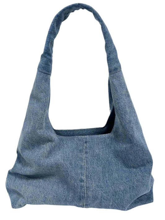 Upcycled denim Bea bag blue AT WONNA