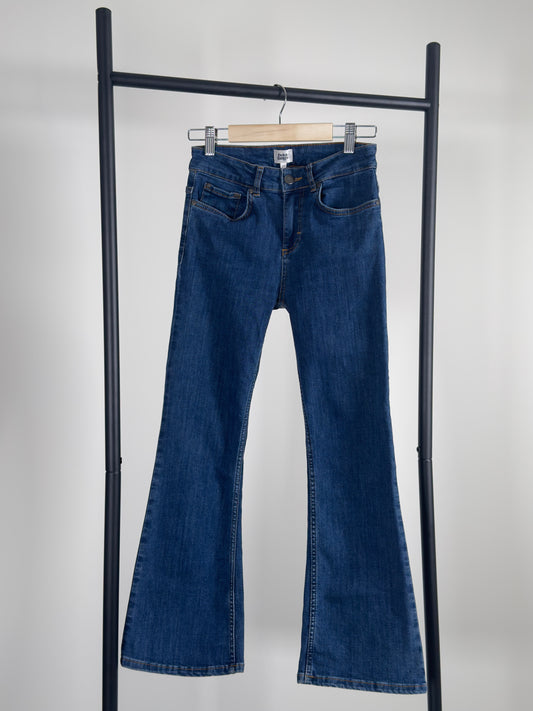 Twist and Tango Bootcut Cropped Jeans blue
