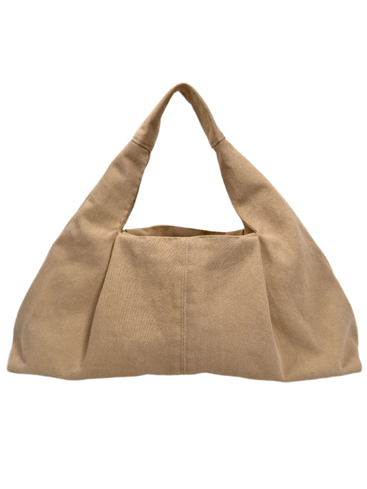 upcycled denim bag beige AT WONNA 